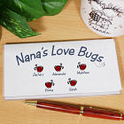 Love Bugs Personalized Checkbook Cover